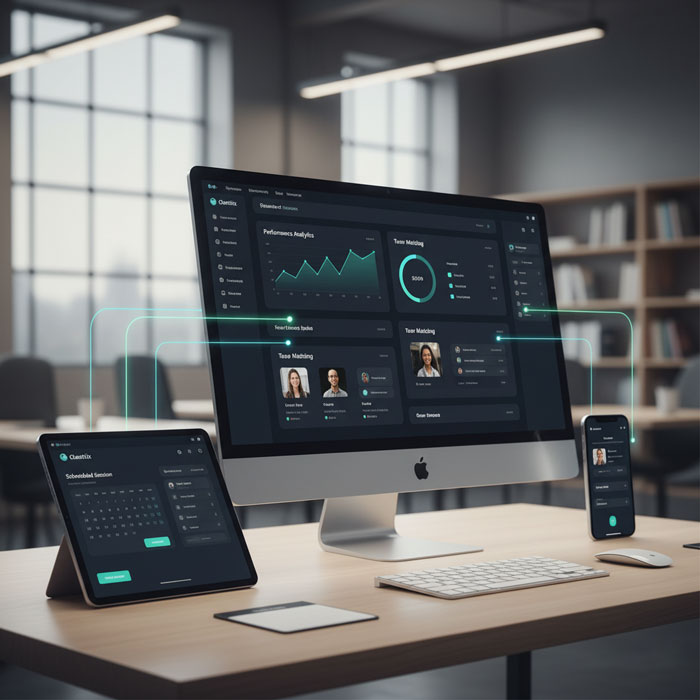 Classtrix Dashboard - Student Management Interface